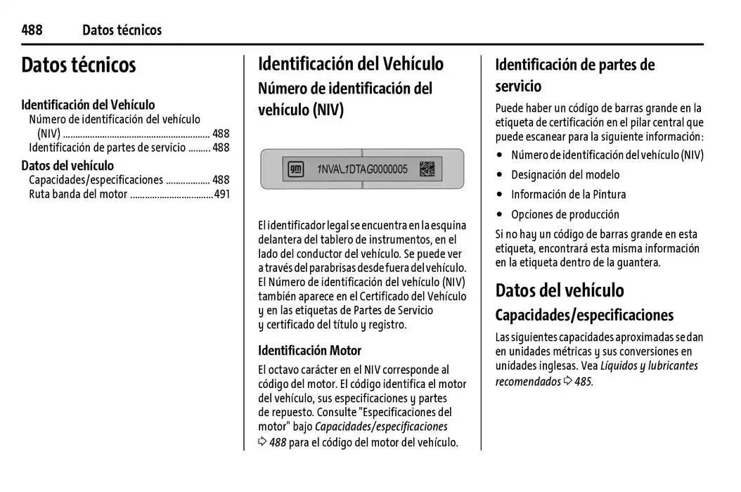 Catálogo de Cheyenne 2025 Manual del propietario 22 de enero al 31 de diciembre 2025 - Pagina 489