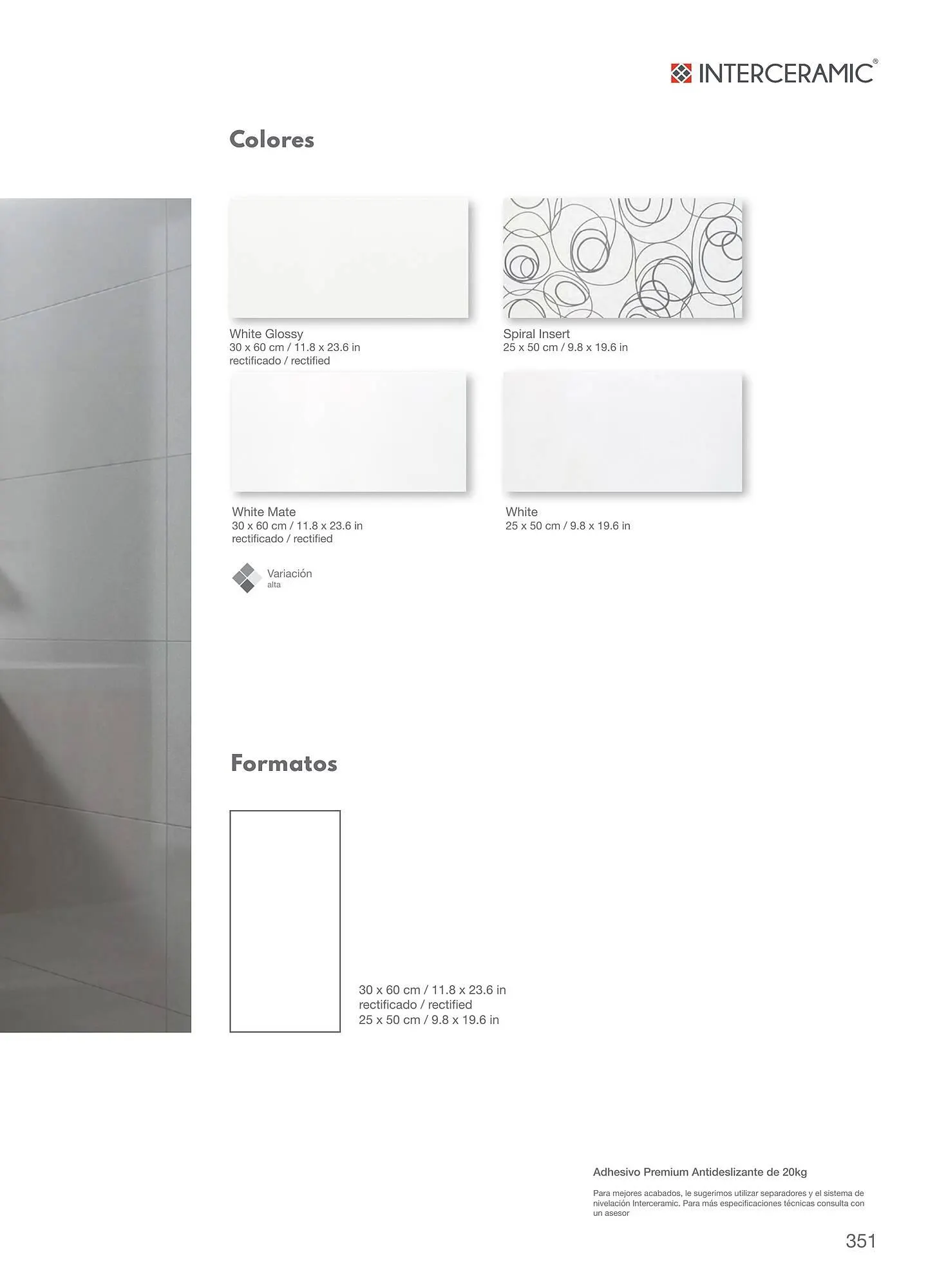 Catálogo de Catálogo Interceramic 12 de marzo al 31 de diciembre 2024 - Pagina 351