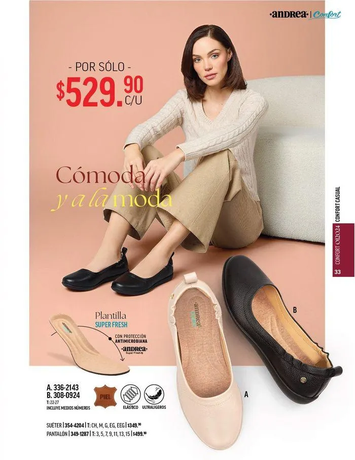 Catálogo de ANDREA - CALZADO CONFORT 26 de agosto al 25 de enero 2025 - Pagina 28