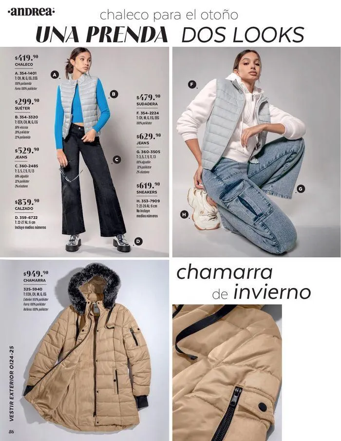 Catálogo de ANDREA - ANDREA VESTIR 26 de agosto al 25 de enero 2025 - Pagina 152