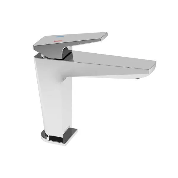 Monomando Lavabo Sin Contra Spiga Cromo