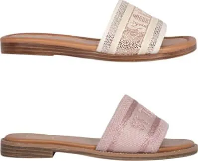 kit sandalia plana con piedras