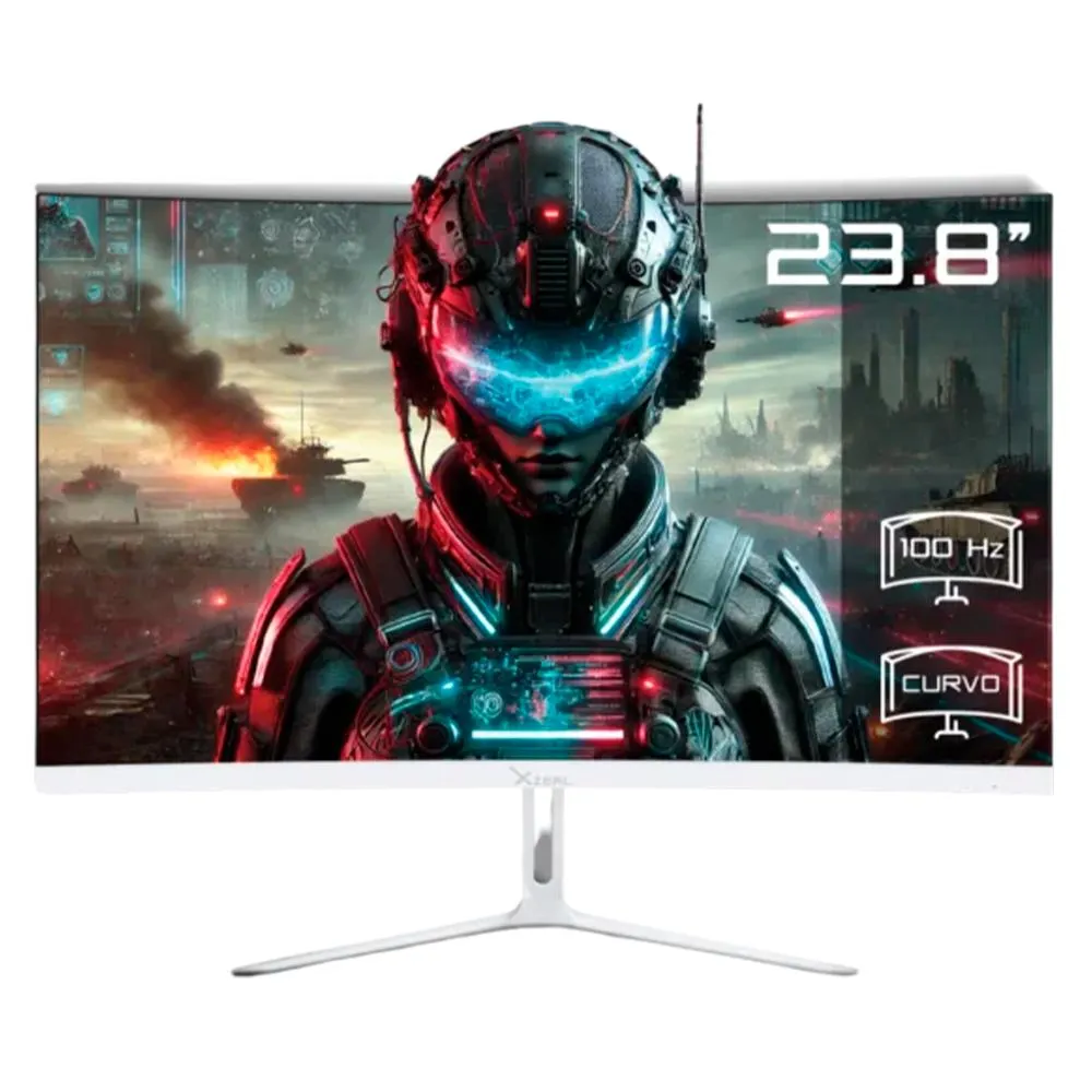 Monitor Gamer Curvo Xzeal Starter XST-570-1 / LED / 23.8" / 1920x1080 Full HD / 100Hz / HDMI / XSPMG07B