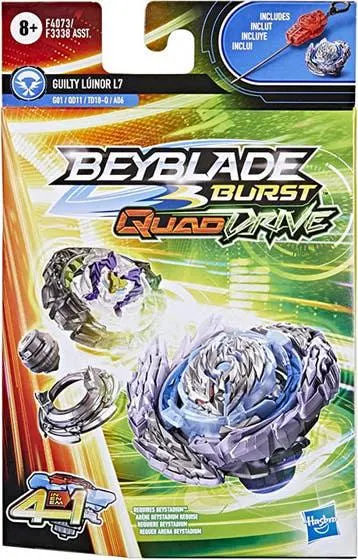 Hasbro BeyBlade Quad Drive 2 Pack Guilty Lúinor L7 F3338