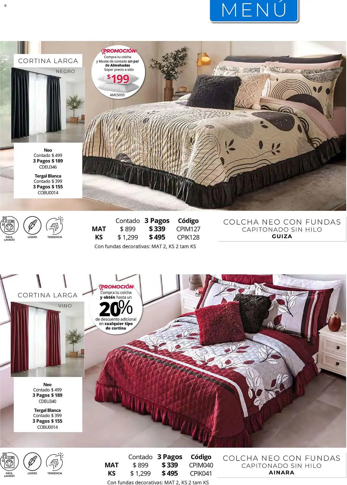 Catálogo de Catálogo Colchas Concord 1 de mayo al 1 de agosto 2026 - Pagina 107