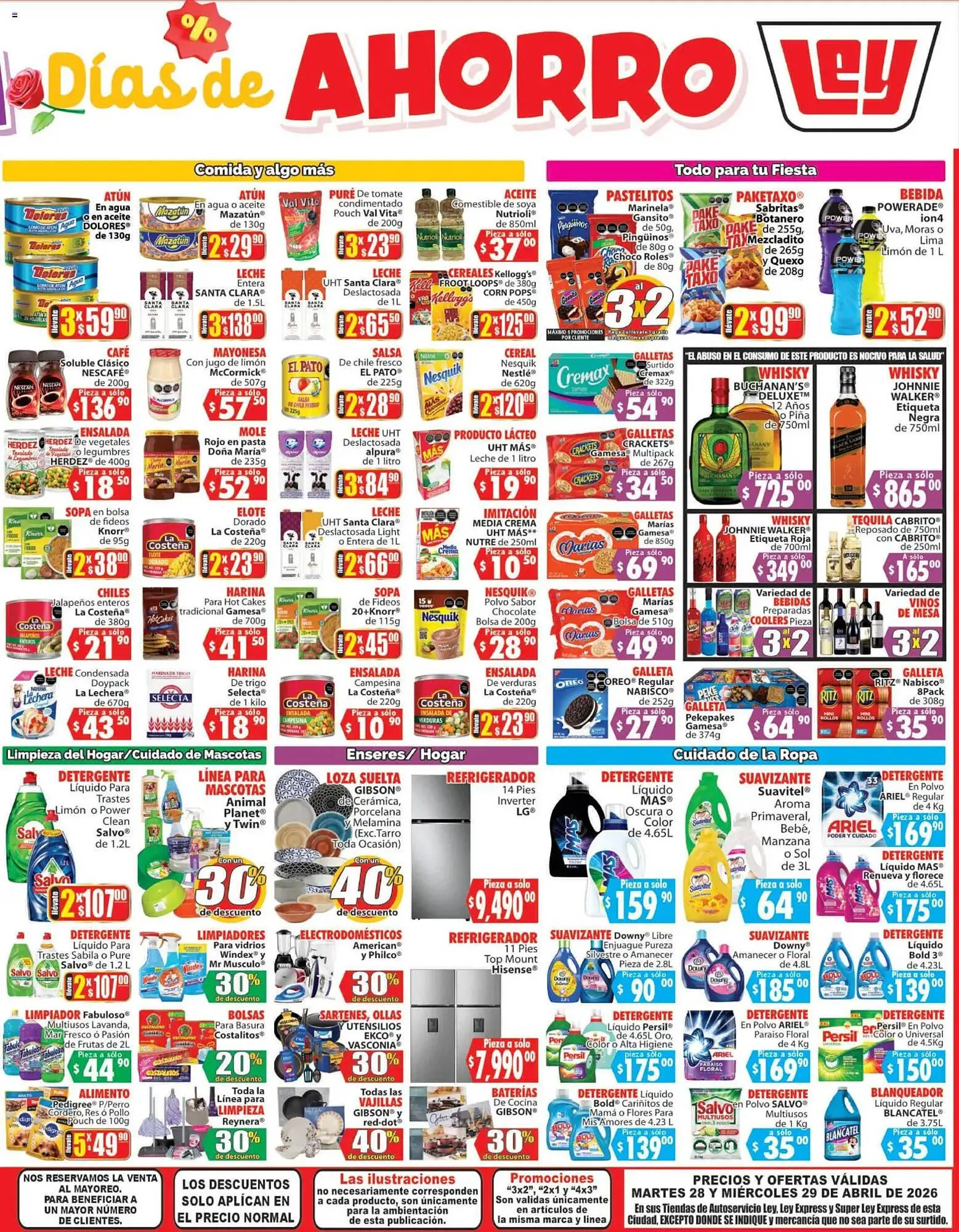 Catálogo de Folleto Casa Ley 28 de abril al 29 de abril 2026 - Pagina 4