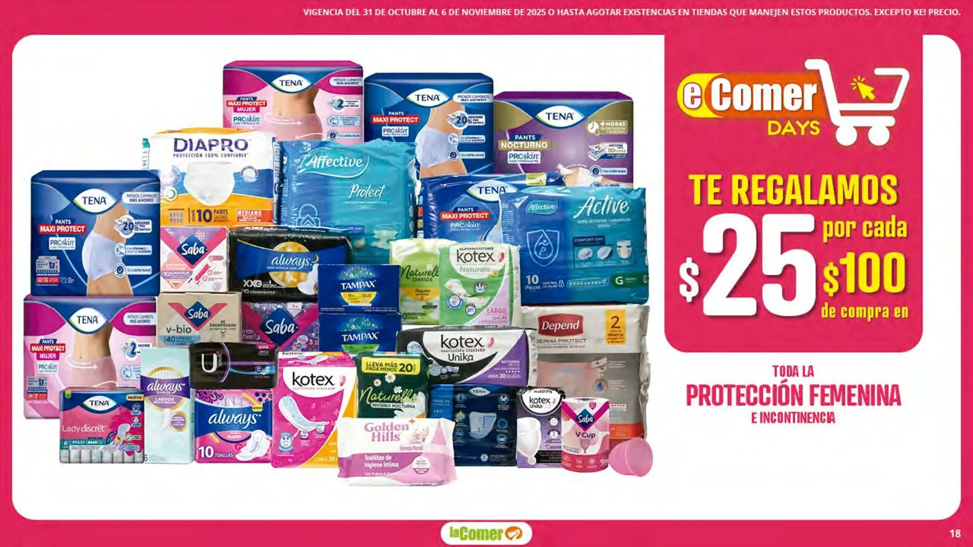 Catálogo de Folleto La Comer 31 de octubre al 6 de noviembre 2025 - Pagina 18