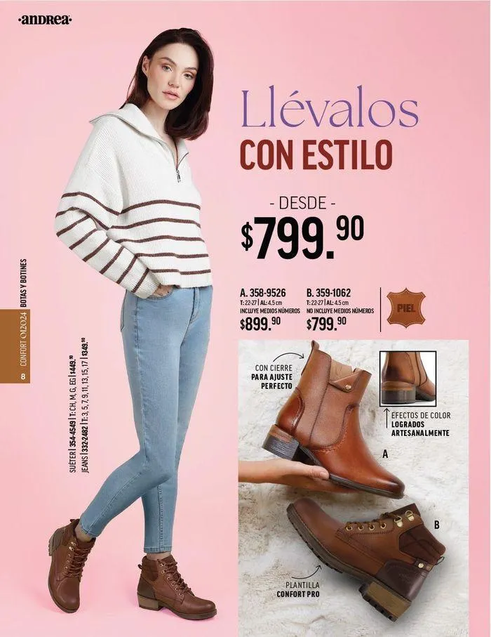 Catálogo de ANDREA - CALZADO CONFORT 26 de agosto al 25 de enero 2025 - Pagina 80