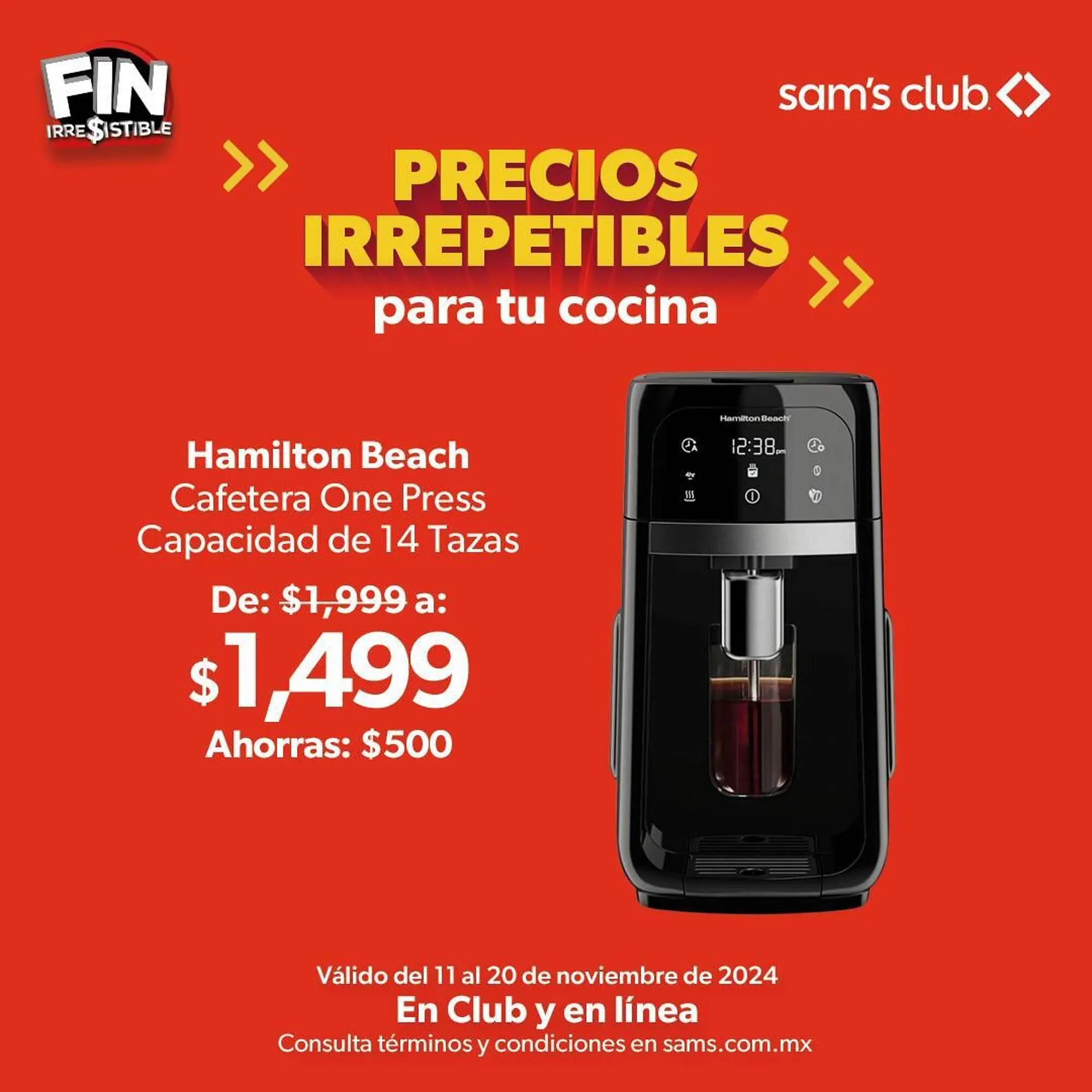 Catálogo de Catálogo Sam's Club 12 de noviembre al 20 de noviembre 2024 - Pagina 1