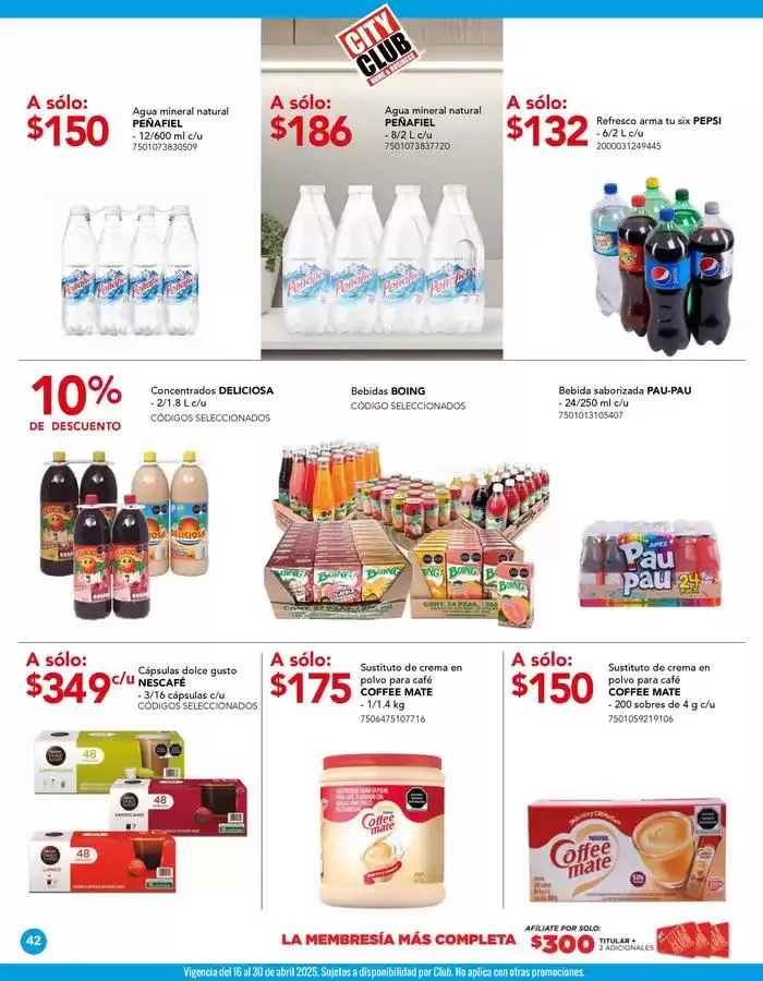 Catálogo de Folleto 1 de abril al 30 de abril 2025 - Pagina 42