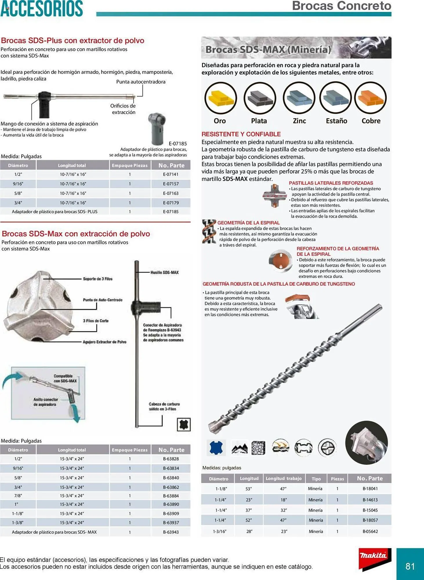Catálogo de Catálogo Makita 8 de julio al 31 de diciembre 2025 - Pagina 81