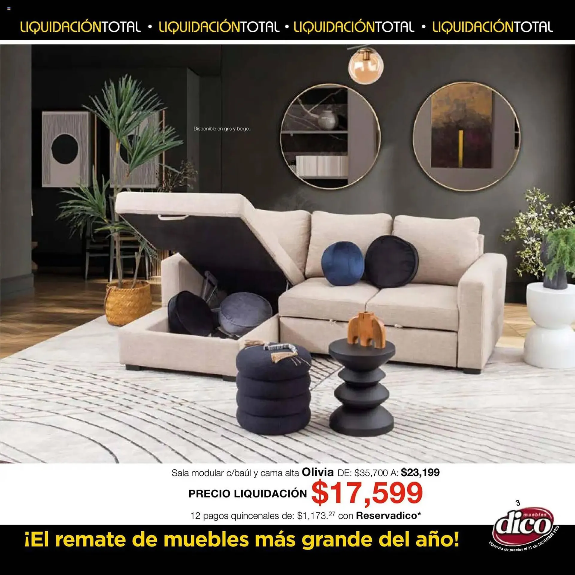 Catálogo de Catálogo Muebles Dico 4 de diciembre al 1 de enero 2026 - Pagina 3