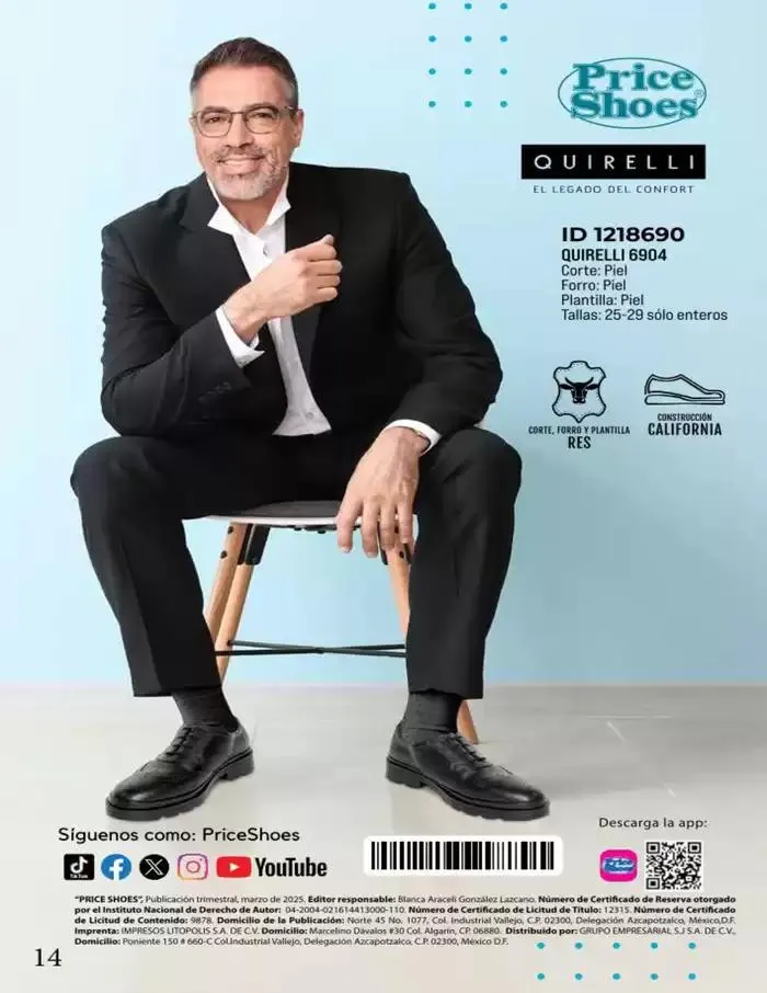 Catálogo de CALZADO ESPECIAL | ACO | 2025 | 1E 1 de abril al 30 de junio 2025 - Pagina 14