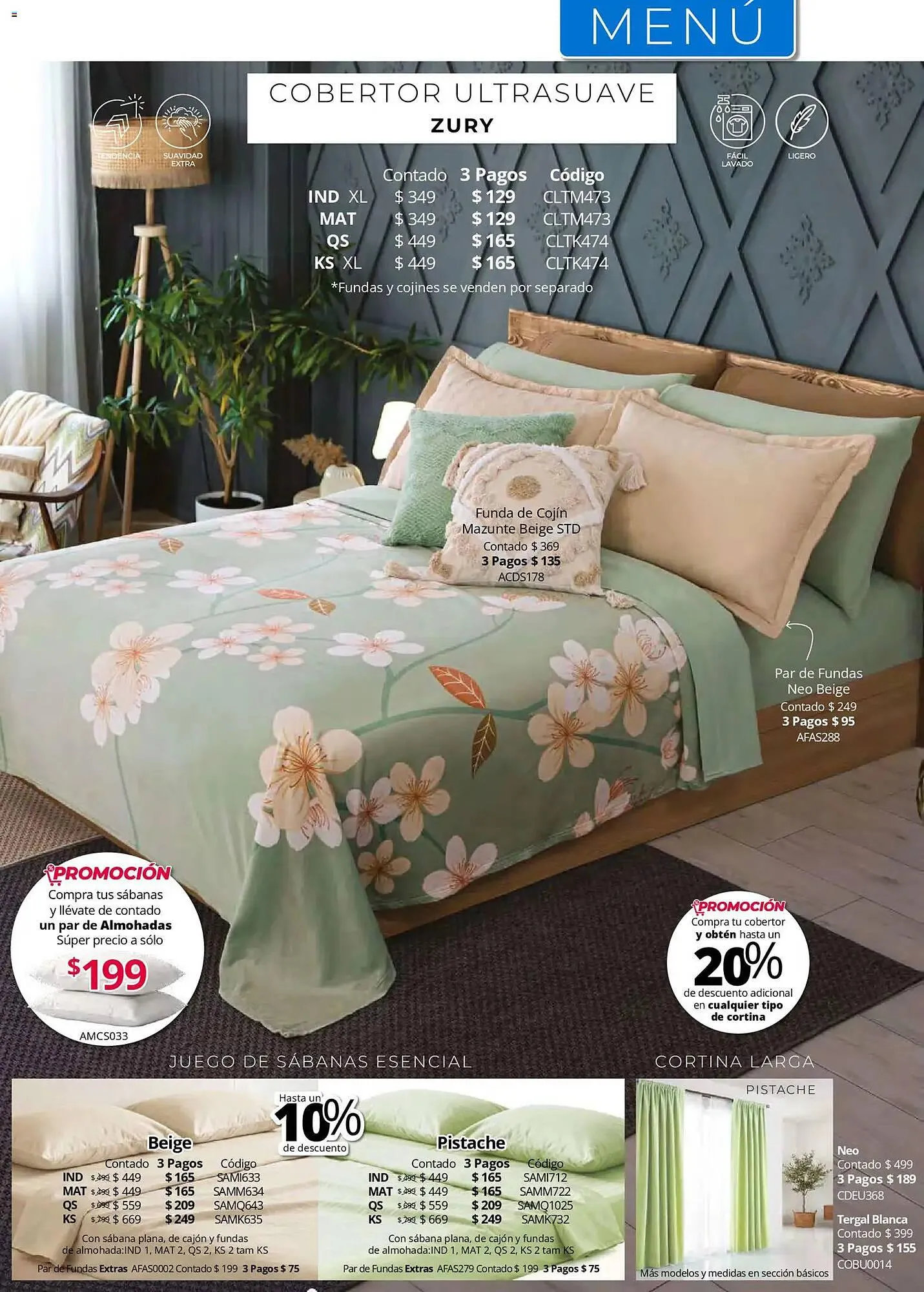 Catálogo de Catálogo Colchas Concord 1 de mayo al 1 de agosto 2026 - Pagina 249