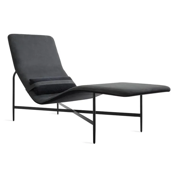 Deep Thoughts Leather Chaise