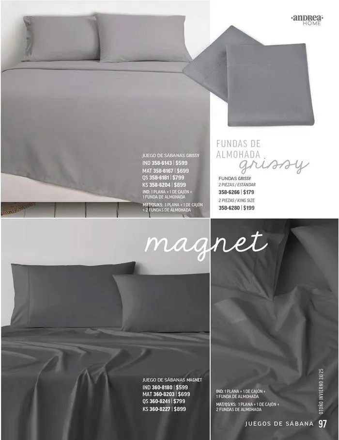 Catálogo de ANDREA - ANDREA HOME 26 de agosto al 25 de enero 2025 - Pagina 132