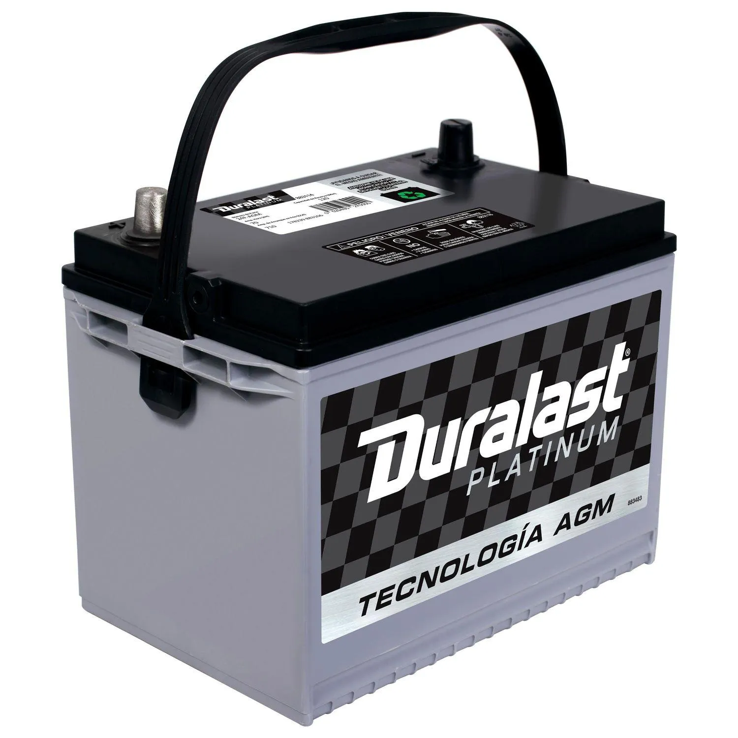 Bateria Duralast Platinum AGM Grupo BCI 24F 710 CCA 24F-AGM