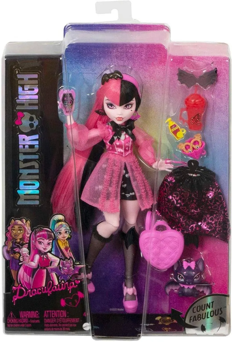 Monster High Draculaura con accesorios HHK51