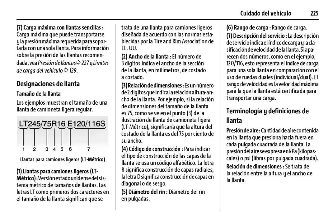Catálogo de BrightDrop 400 Y BrightDrop 600 Manual del propietario 22 de enero al 31 de diciembre 2025 - Pagina 226