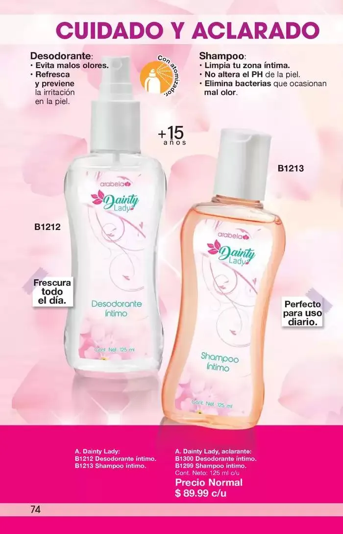 Catálogo de Arabela Campaña 11 2 de mayo al 15 de mayo 2025 - Pagina 74