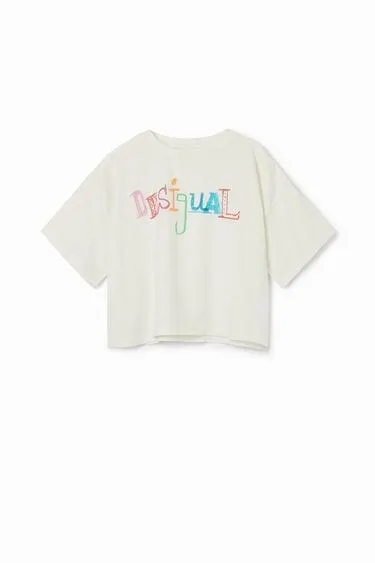 Camiseta logo multicolor