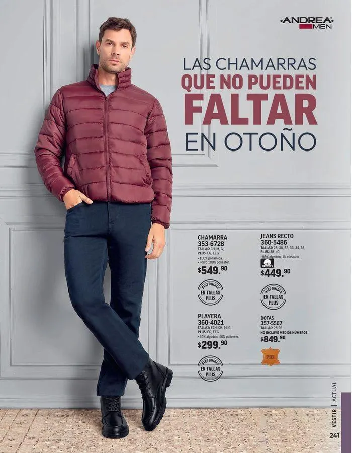 Catálogo de ANDREA - VESTIR CABALLERO 26 de agosto al 25 de enero 2025 - Pagina 56