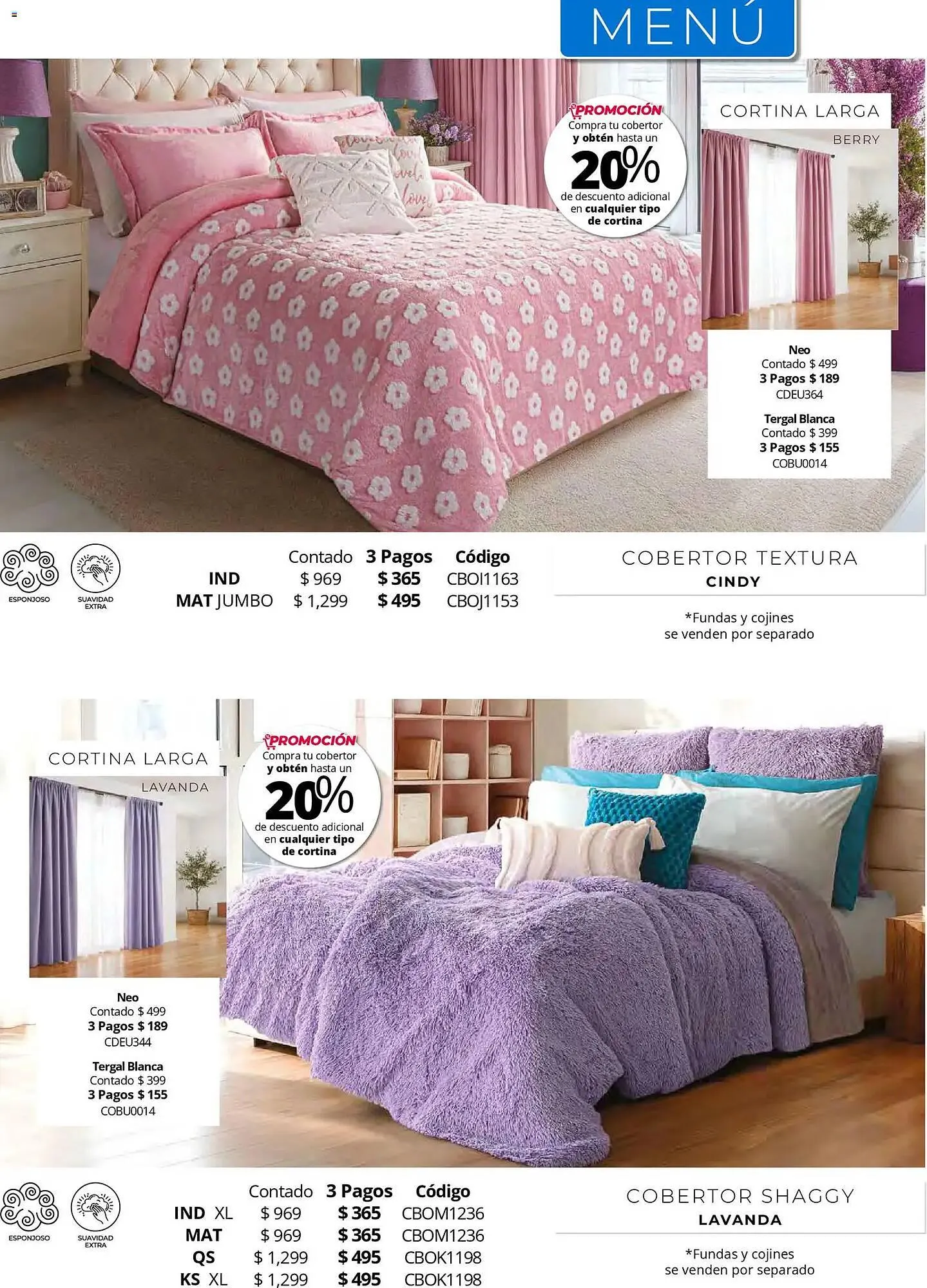 Catálogo de Catálogo Colchas Concord 1 de mayo al 1 de agosto 2026 - Pagina 329