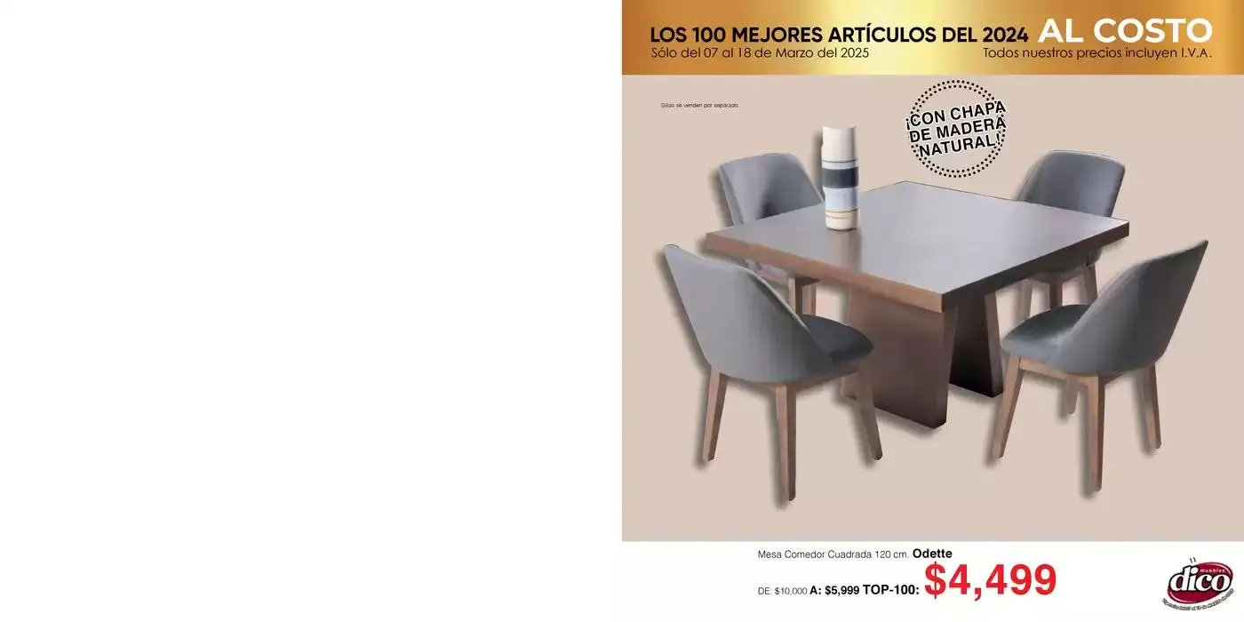 Catálogo de Muebles Dico Top 100 Centro 2025 7 de marzo al 18 de marzo 2025 - Pagina 11