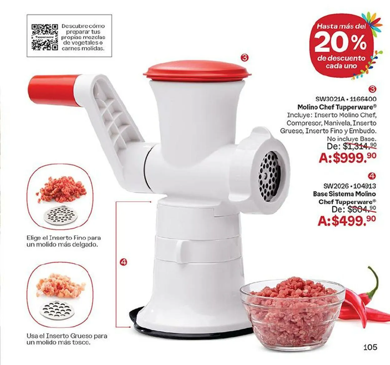 Catálogo de Tupperware 4 de septiembre al 16 de septiembre 2024 - Pagina 105