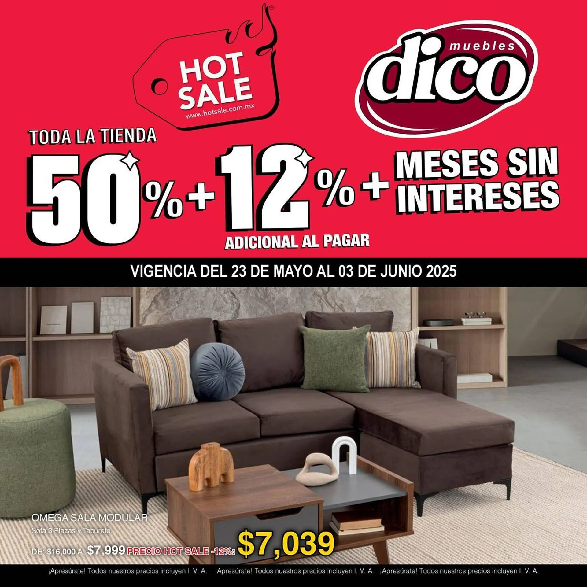 Catálogo de Catálogo Muebles Dico 23 de mayo al 3 de junio 2025 - Pagina 1