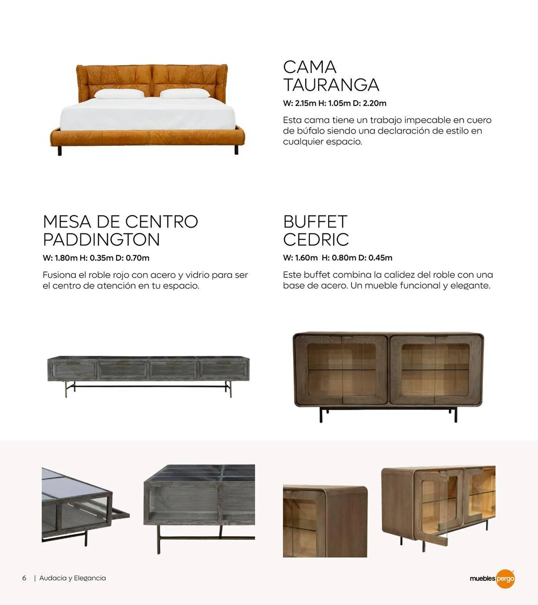 Catálogo de Catálogo Muebles Pergo 9 de enero al 31 de diciembre 2024 - Pagina 6