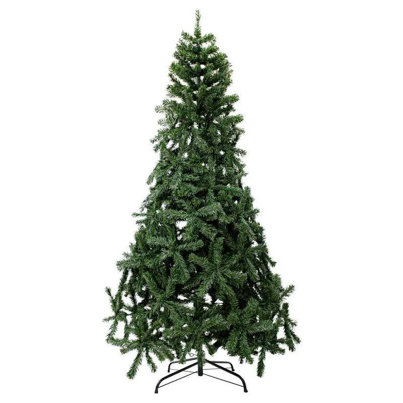 Árbol de Navidad Pino Clásico Ramas Lisas Artificial 2.10 m