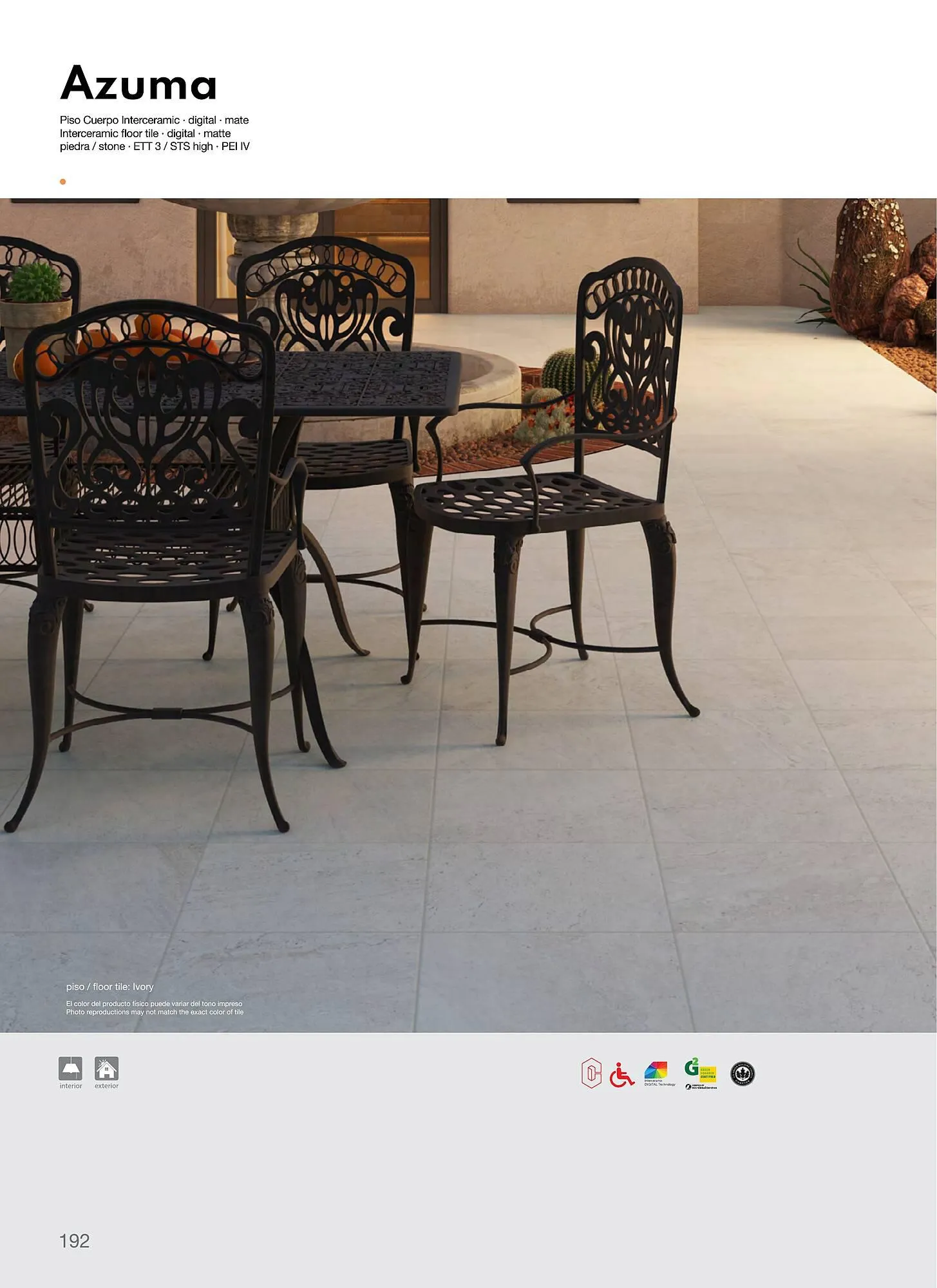 Catálogo de Catálogo Interceramic 12 de marzo al 31 de diciembre 2024 - Pagina 192