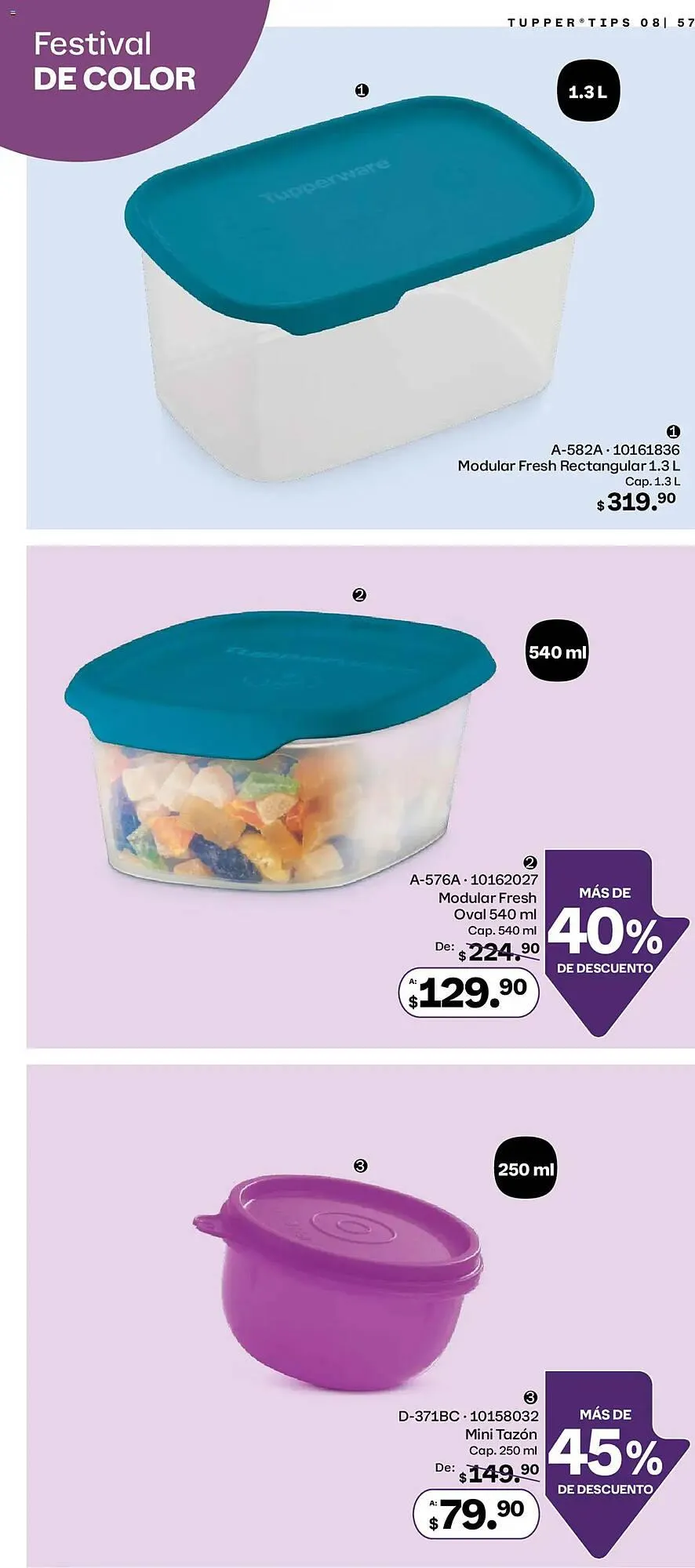 Catálogo de Catálogo Tupperware 14 de julio al 11 de agosto 2025 - Pagina 57