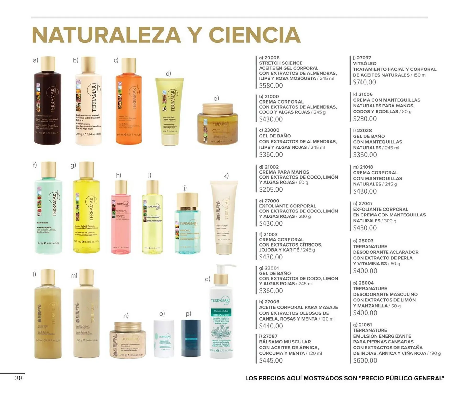 Catálogo de Catálogo Terramar Brands 1 de agosto al 31 de agosto 2025 - Pagina 38