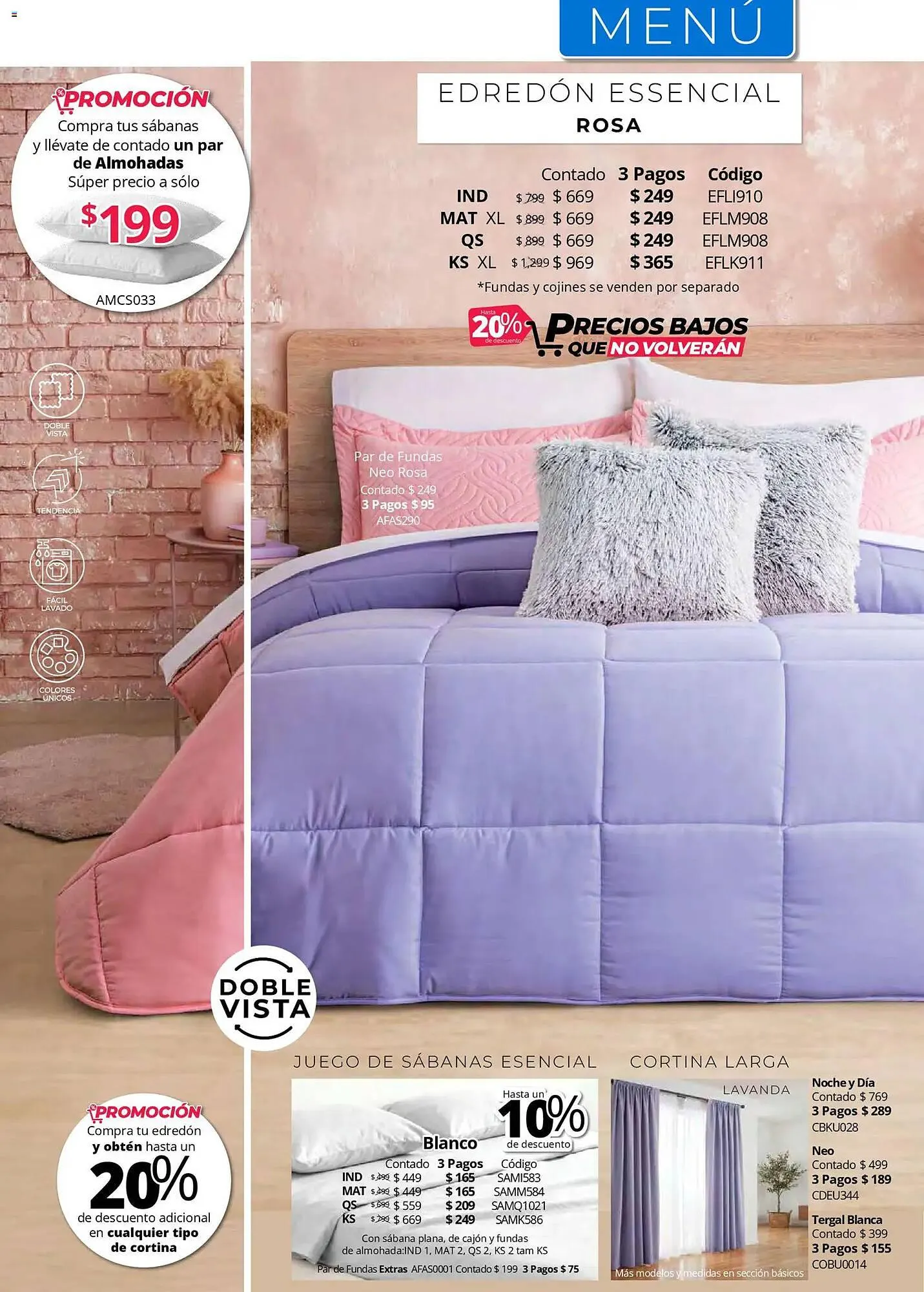 Catálogo de Catálogo Colchas Concord 1 de mayo al 1 de agosto 2026 - Pagina 52