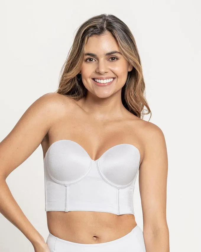 Brasier tipo bustier ideal como strapless