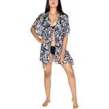 Skysoul, Vestido Corto de Mesh Color Negro para Dama, Varias Tallas