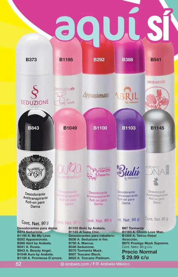 Catálogo de Arabela Campaña 20 29 de agosto al 19 de septiembre 2024 - Pagina 62