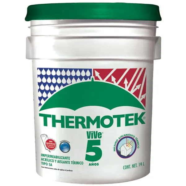 Impermeabilizante Vive 5 – Blanco – Cubeta 19 lts – Thermotek 101276