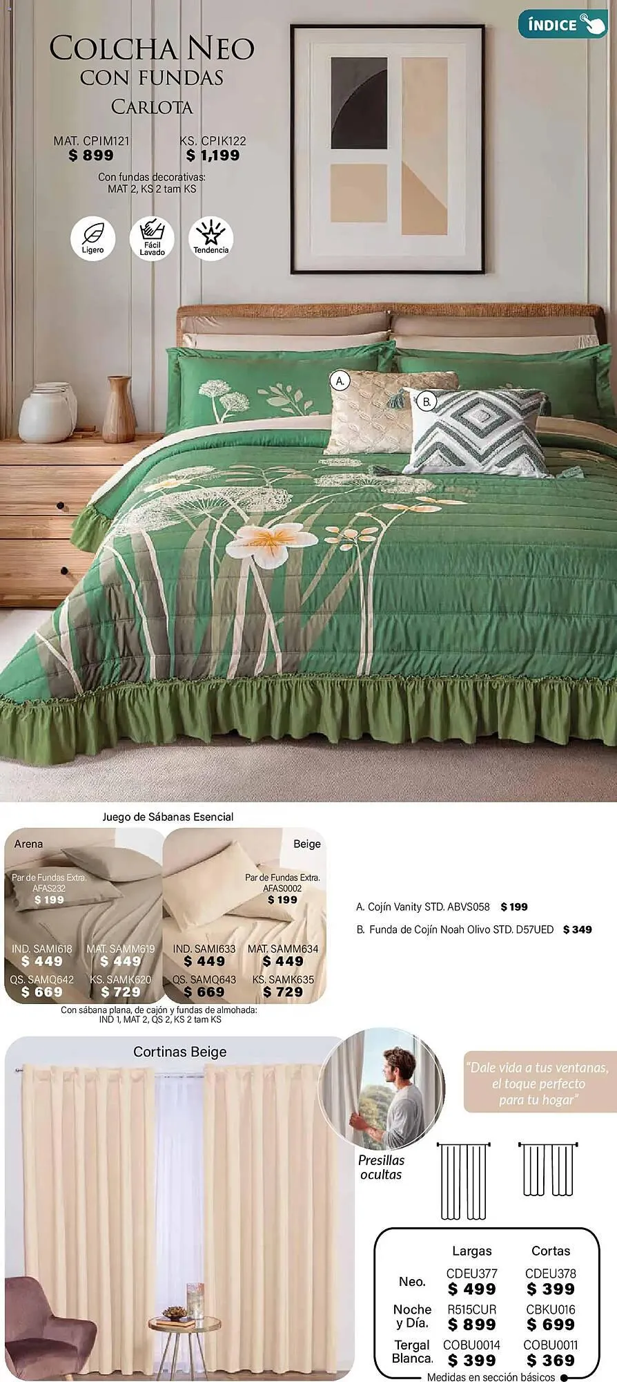 Catálogo de Catálogo Colchas Concord 1 de noviembre al 1 de febrero 2026 - Pagina 74