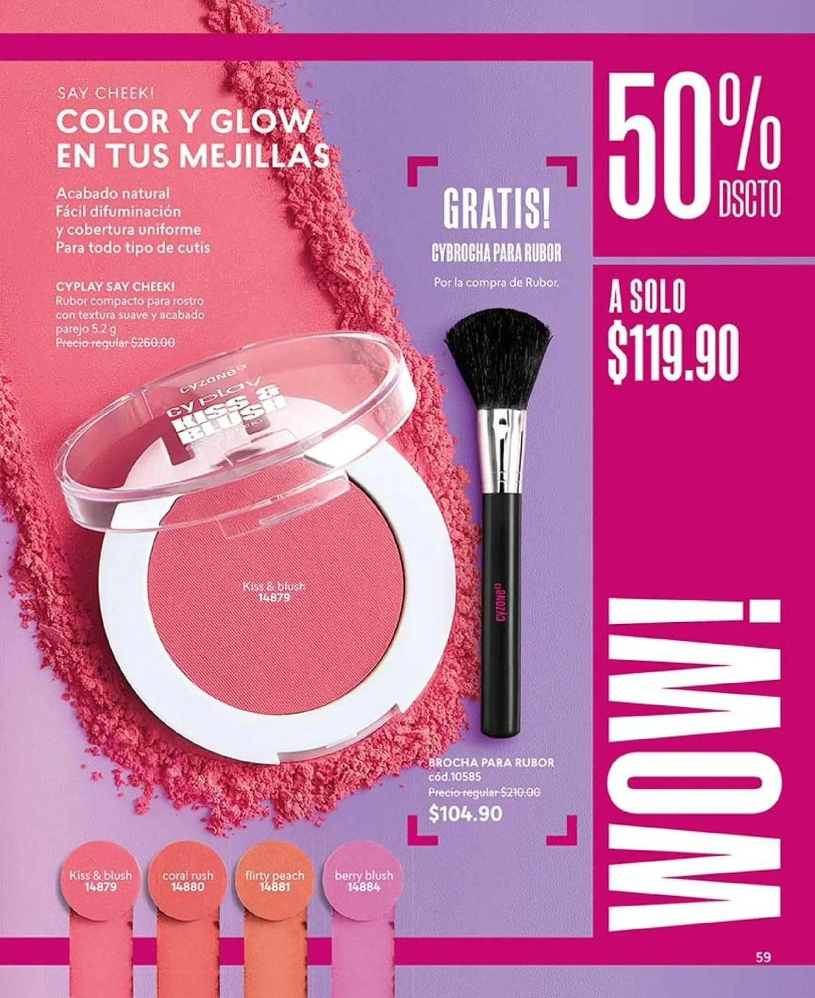 Catálogo de Catálogo Cyzone 1 de agosto al 31 de agosto 2025 - Pagina 59