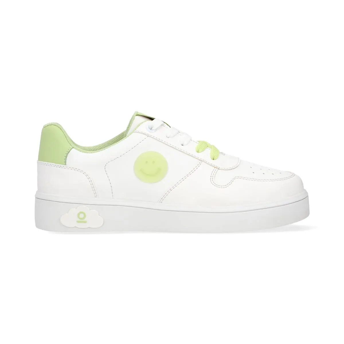 SNEAKER OZONO PARA MUJER ESTILO 625202 BLANCO - VERDE