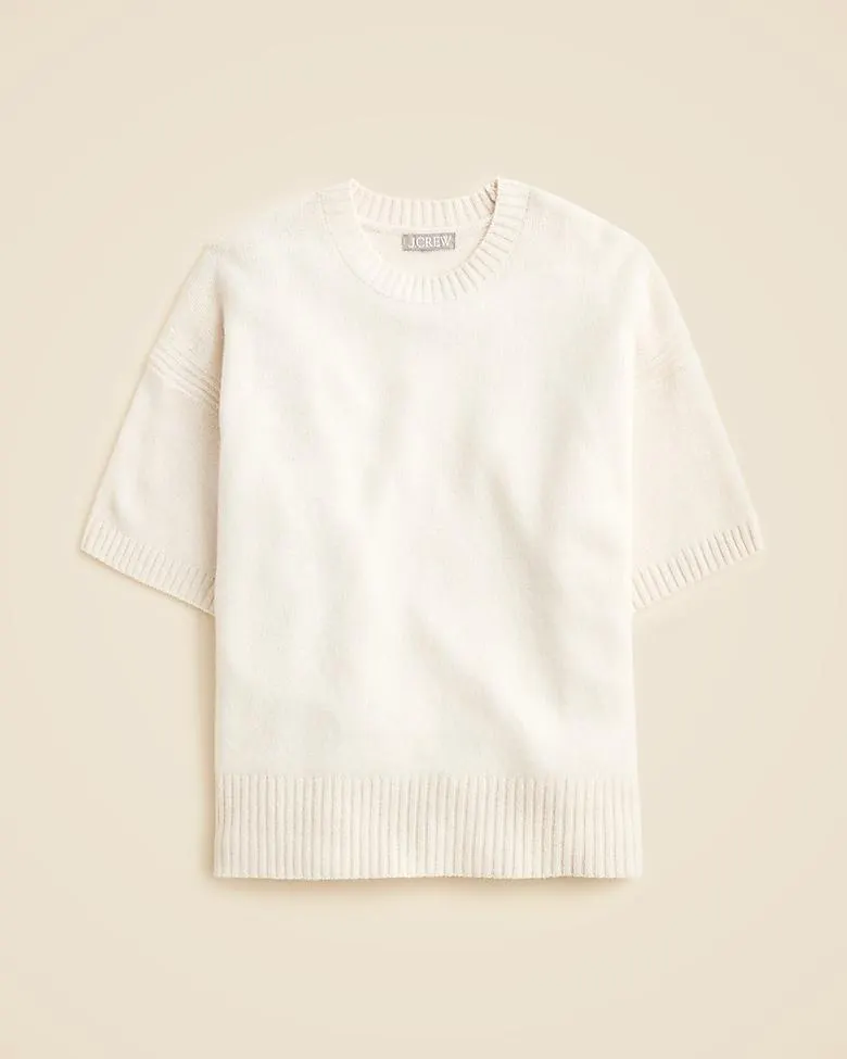 Oversized sweater-tee in vintage wool