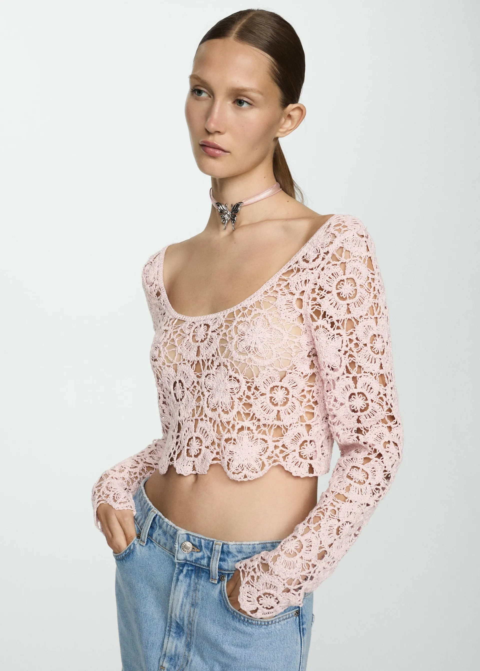Jersey corto crochet