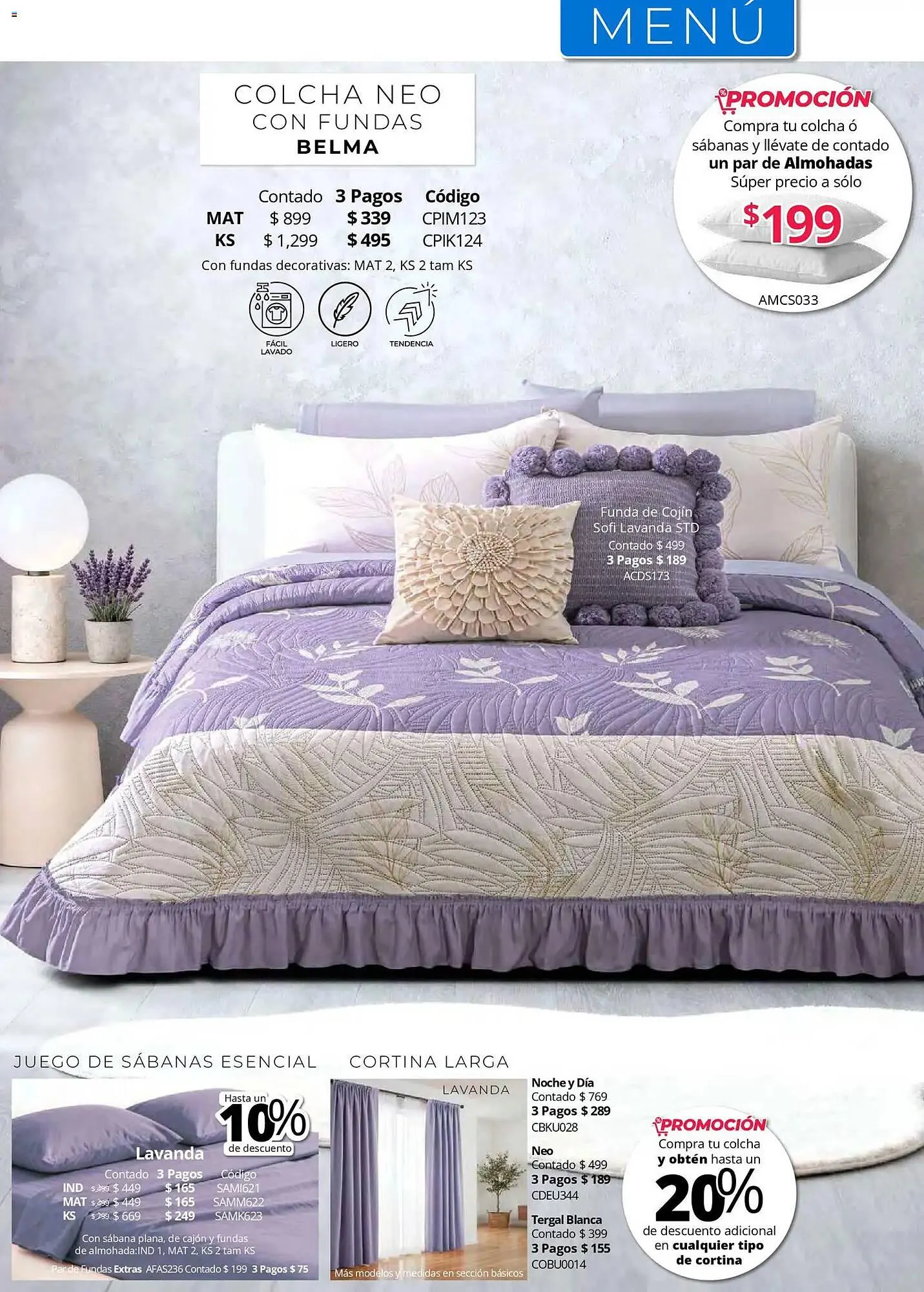 Catálogo de Catálogo Colchas Concord 1 de mayo al 1 de agosto 2026 - Pagina 116