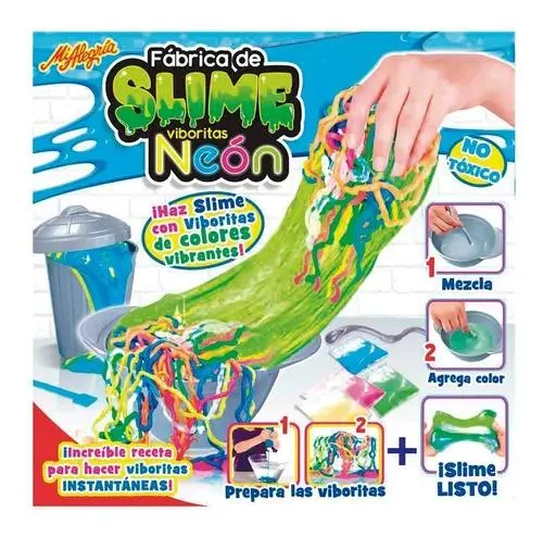 Fábrica De Slime Viboritas Neón Mi Alegría