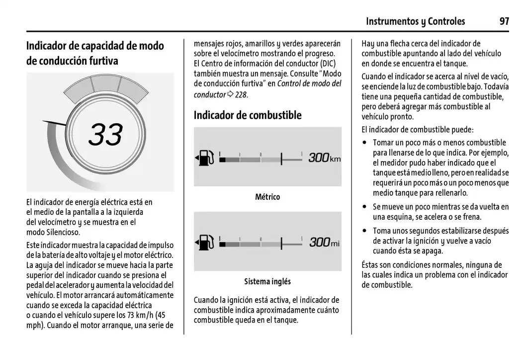 Catálogo de Chevrolet Corvette Stingray Manual del propietario 22 de enero al 31 de diciembre 2025 - Pagina 98