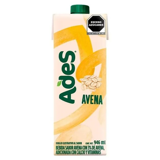 Alimento líquido Ades avena regular de 946 ml