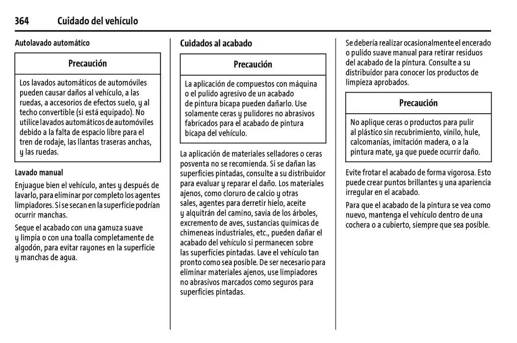 Catálogo de Chevrolet Corvette Stingray Manual del propietario 22 de enero al 31 de diciembre 2025 - Pagina 365